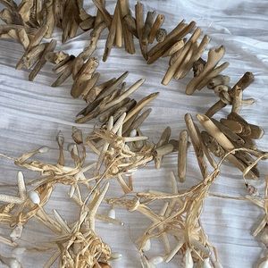 beach garland driftwood & starfish